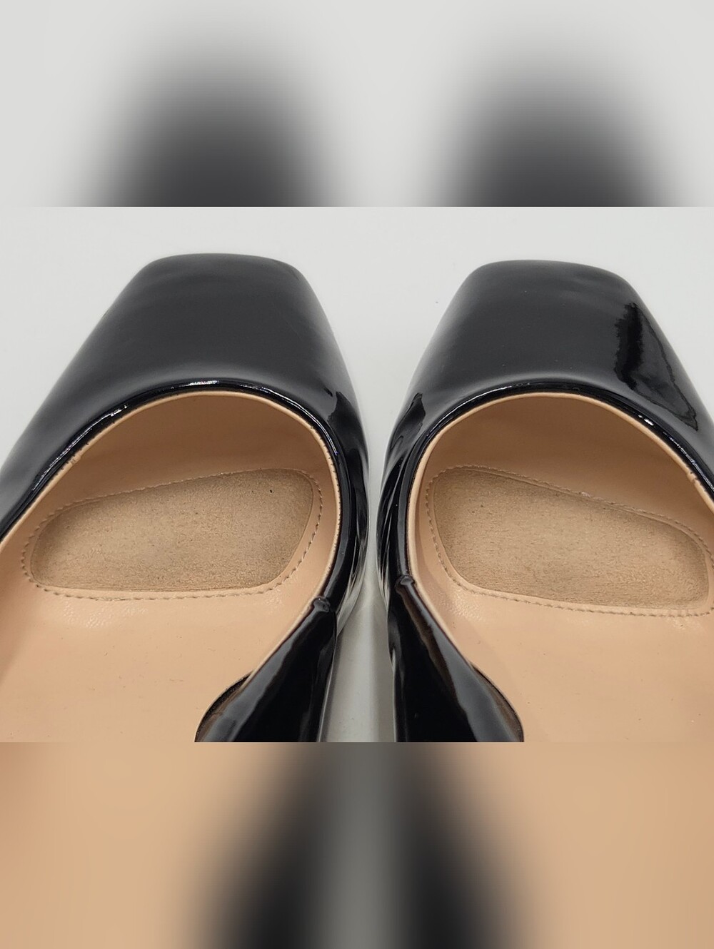 Jones New York Women's 7½ Pumps Shoes Black Patent Shoe Slip-on Italy Aurora - Picture 8 of 9